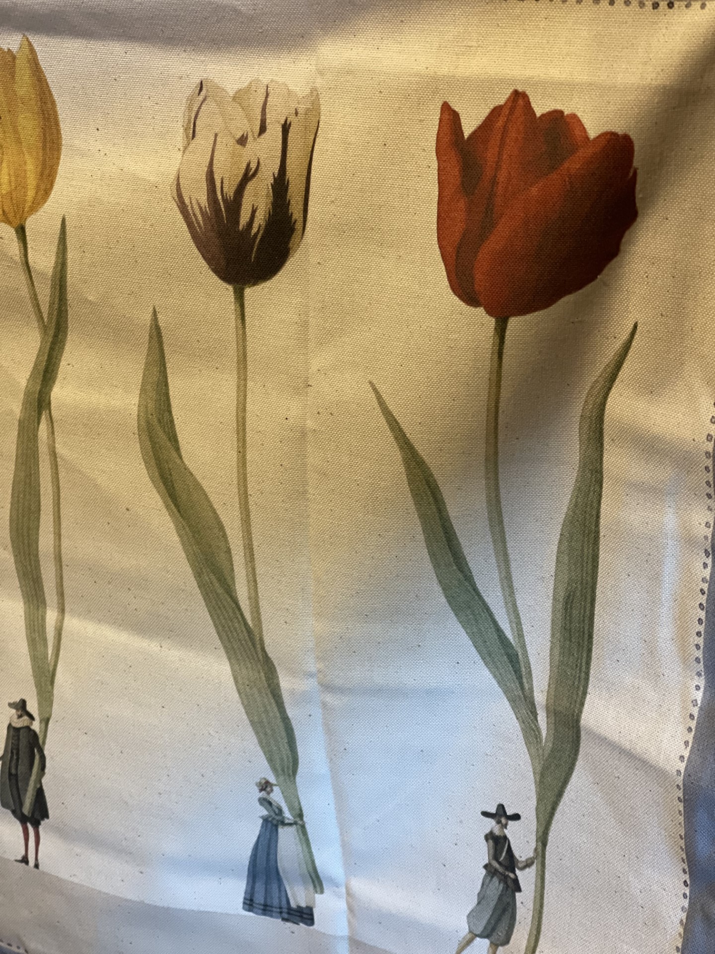Laura Stoddart Tulip tea towel