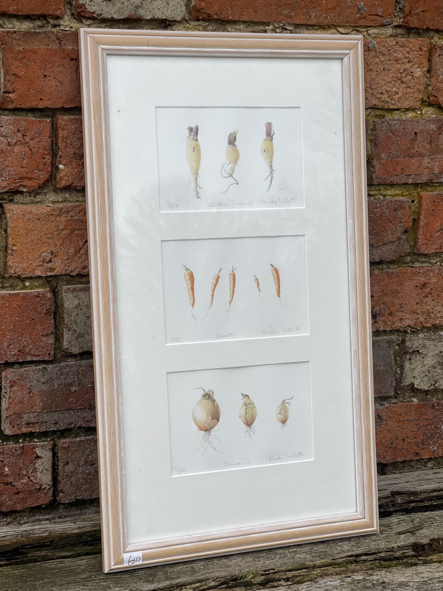 Nicki Tullett vegetable print (Framed)